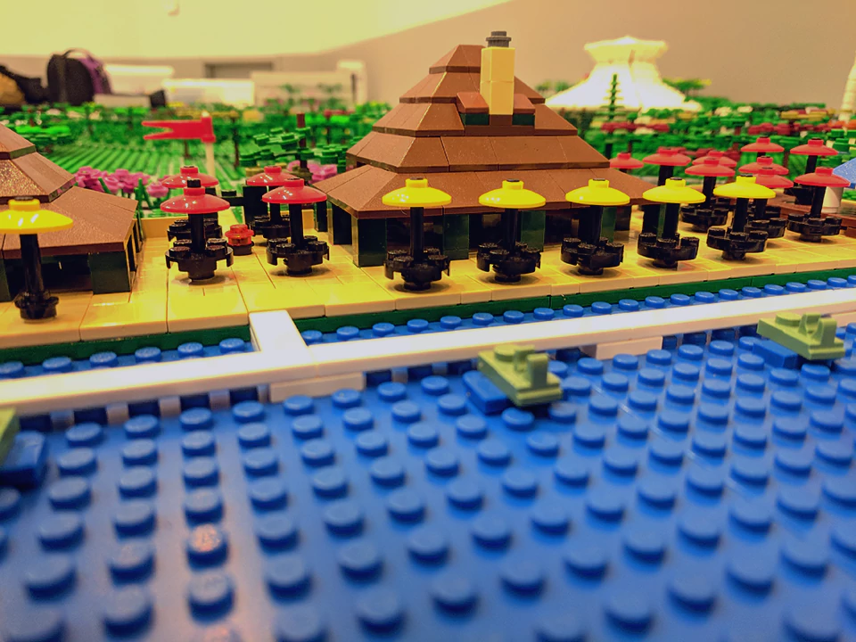 LEGO Boathouse Model
