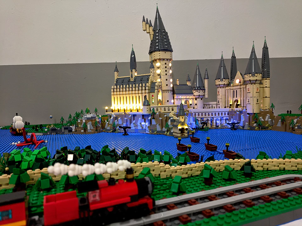 LEGO Hogwarts Grounds Model